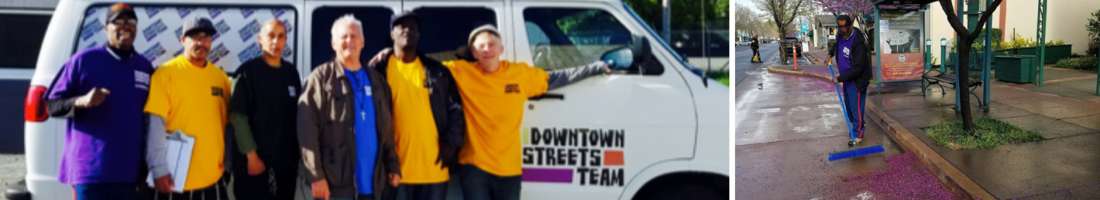 Photos of Downtown Streets Team
