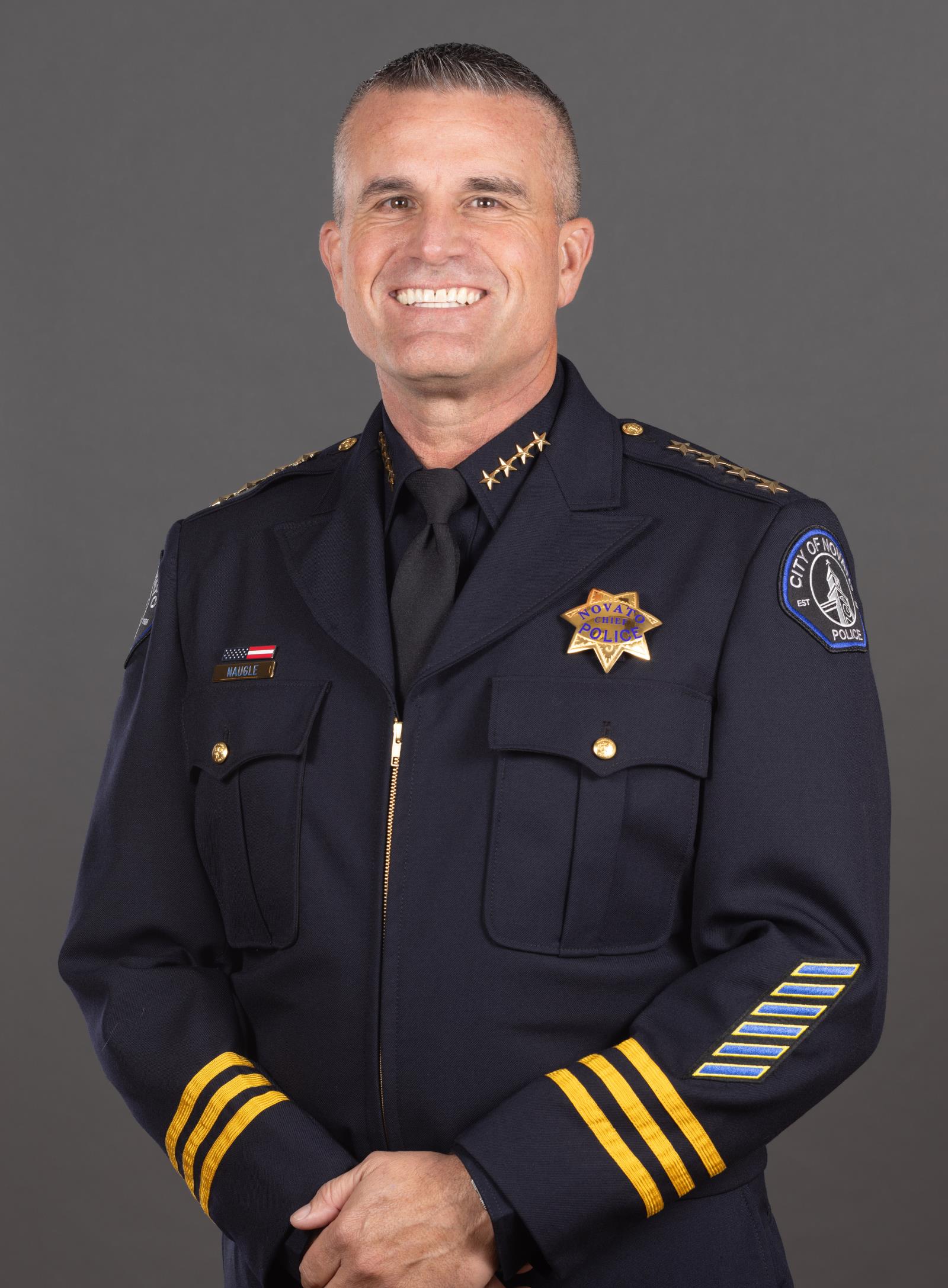 photo of Novato Chief of Police Jim Naugle