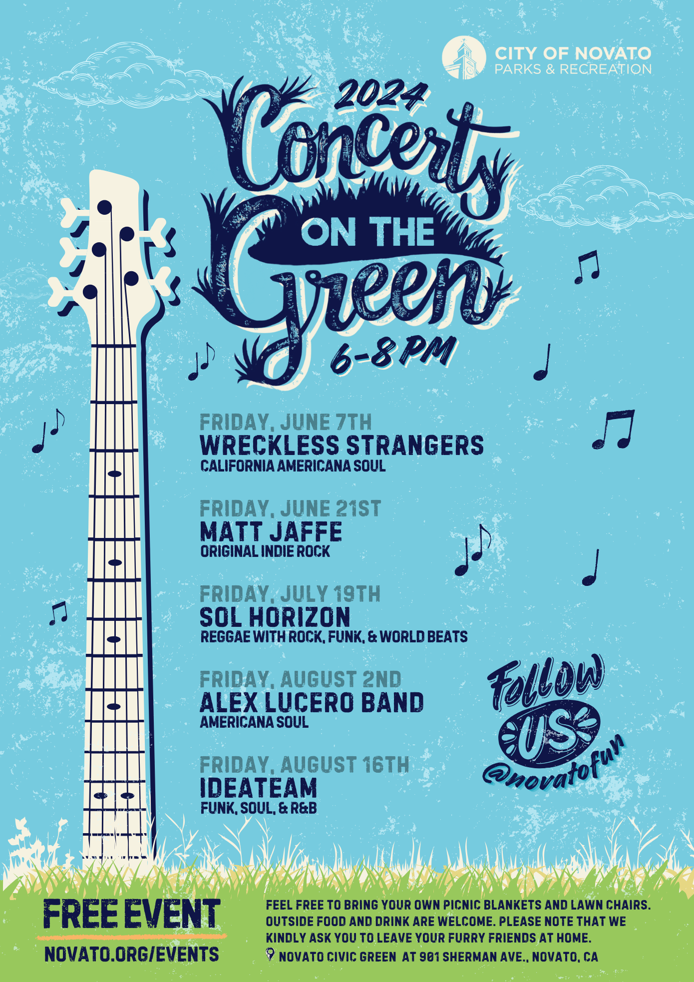 2024 Concerts on the Green Lineup